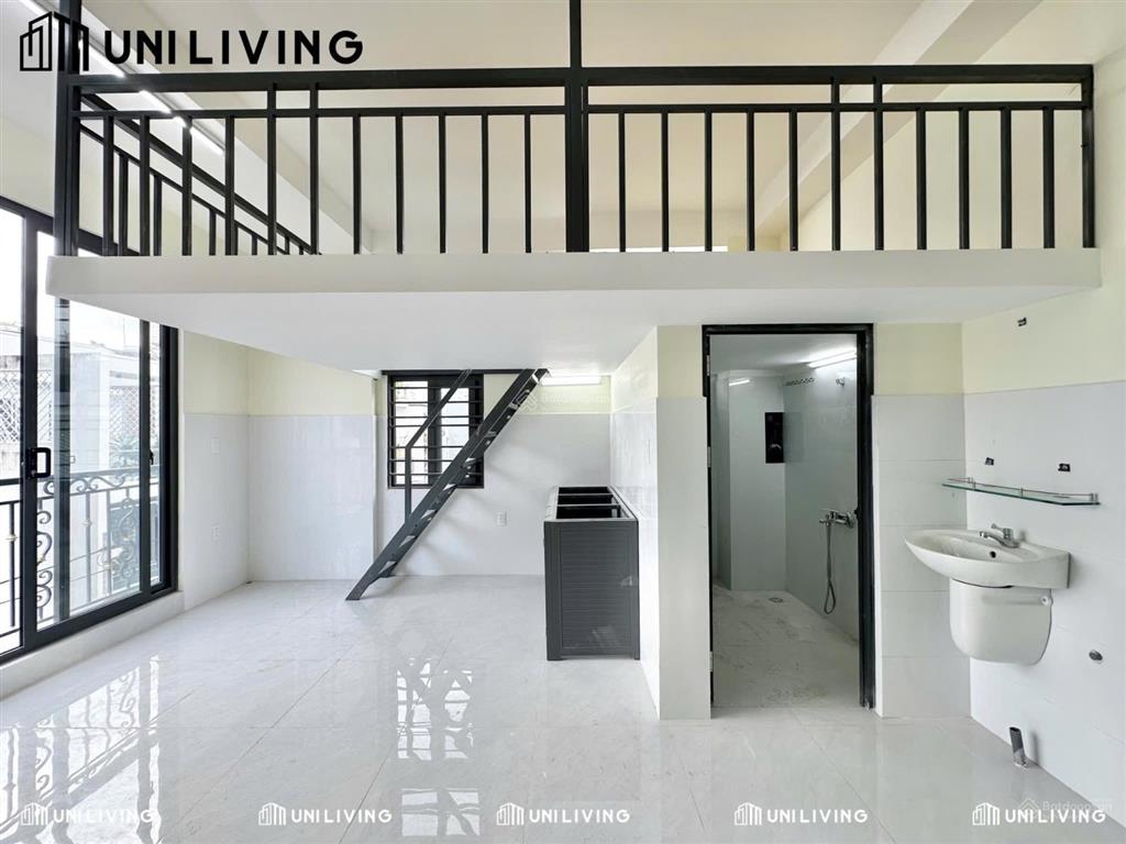 Duplex ban công mặt tiền cực thoáng sẵn nội thất ngay phạm văn đồng