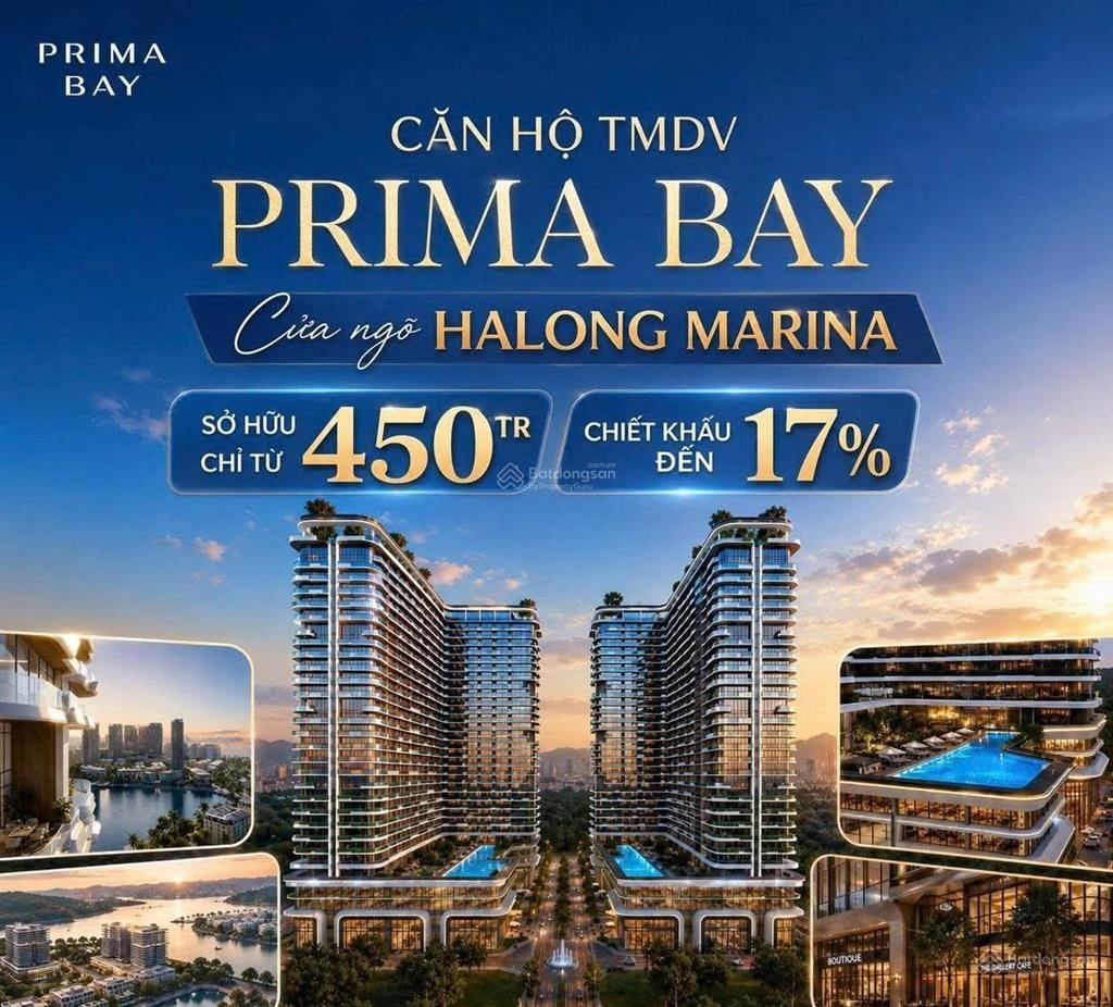 Căn 2pn giá chỉ 2 tỷ 4, cập nhập bảng hàng tháng 5/2026 prima bay hạ long