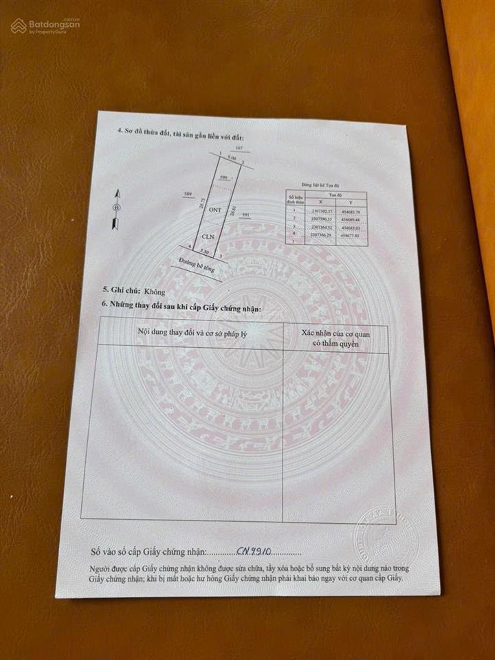 Lô đất nằm trong vùng lõi khu công nghiệp nhuận trạch 152m 50m 0nt
