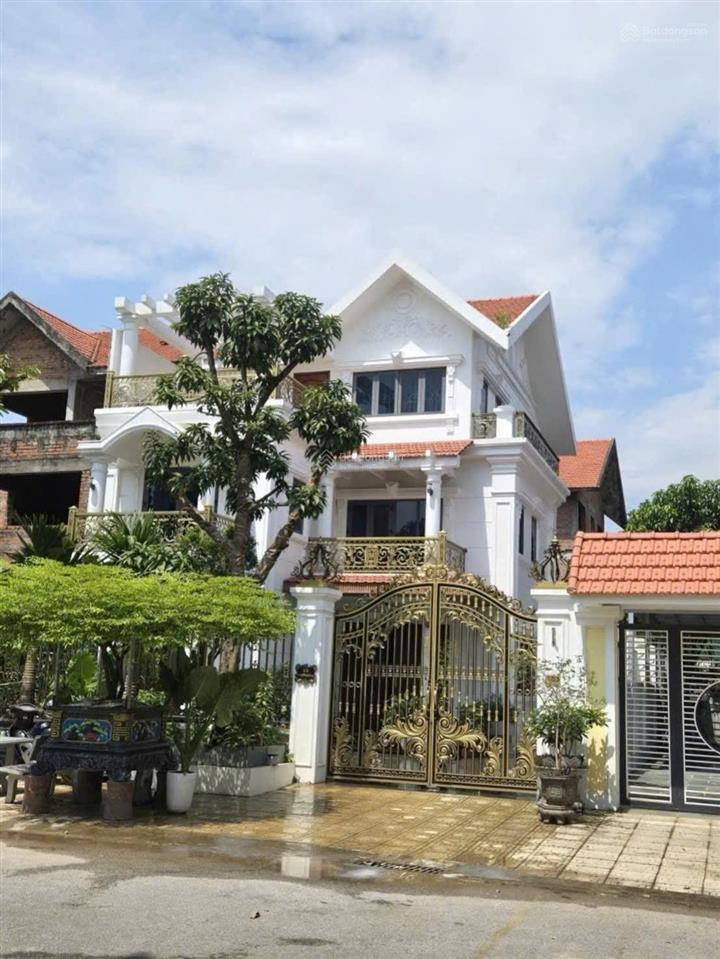 Biệt thự long việt, hà nội. 21 tỷ biệt thự hoa bằng lăng 242m² 3 tầng mt 10,9m bề thế