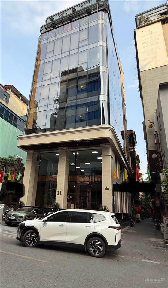 Tòa mặt phố hoàng quốc việt nghĩa đô, cao 9 tầng có hầm, mt 9m, tổng sử dụng 1000m cực ngon 57 tỷ