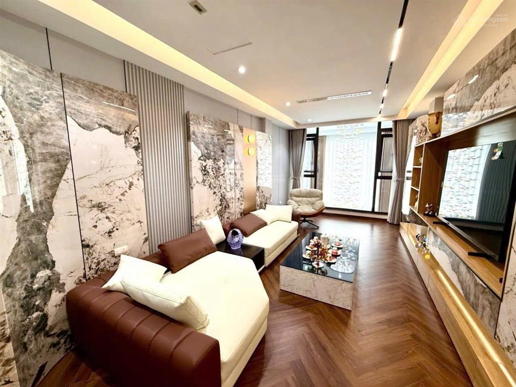 Bán nhà 8 tầng thang máy khu phân lô quân đội 918  sân golf long biên  full nội thất  về ở ngay