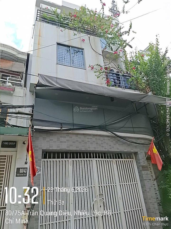 Bán gấp nhà hxh 80 trần quang diệu, p14, quận 3 (6,5mx14m nở hậu 8m) 3 tầng, 19,9 tỷ tl