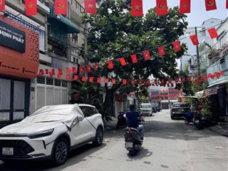 Chính chủ  84m2 xe oto ngủ trong nhà  sát mặt tiền nơ trang long khu cao tầng  4 tầng btct