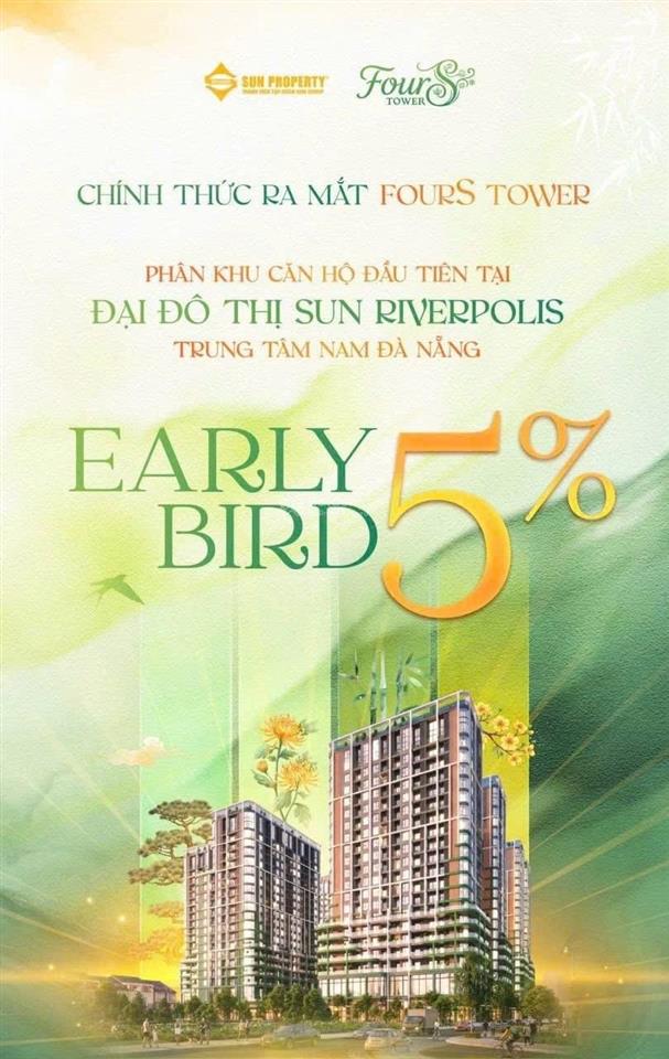 Chỉ cần bỏ trước 650 triệu sở hữu căn hộ tại fours tower trung tâm hòa xuân mới của đà nẵng