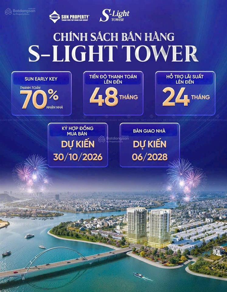 Căn hộ mặt sông sở hữu lâu dài hiếm hoi tại nam đà nẵng view trực diện đài bắn pháo hoa đn downtown