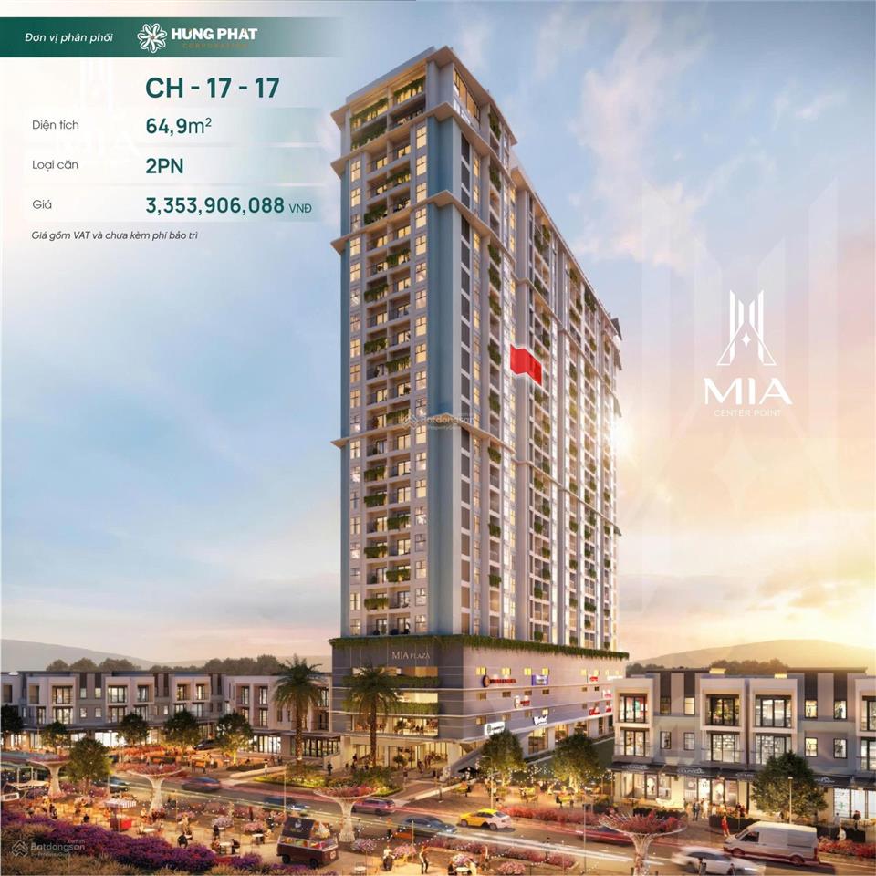 Sở hữu căn hộ 2pn trung tâm liên chiểu nhận nhà ngay giá chỉ 3,415 tỷ (căn 1717)