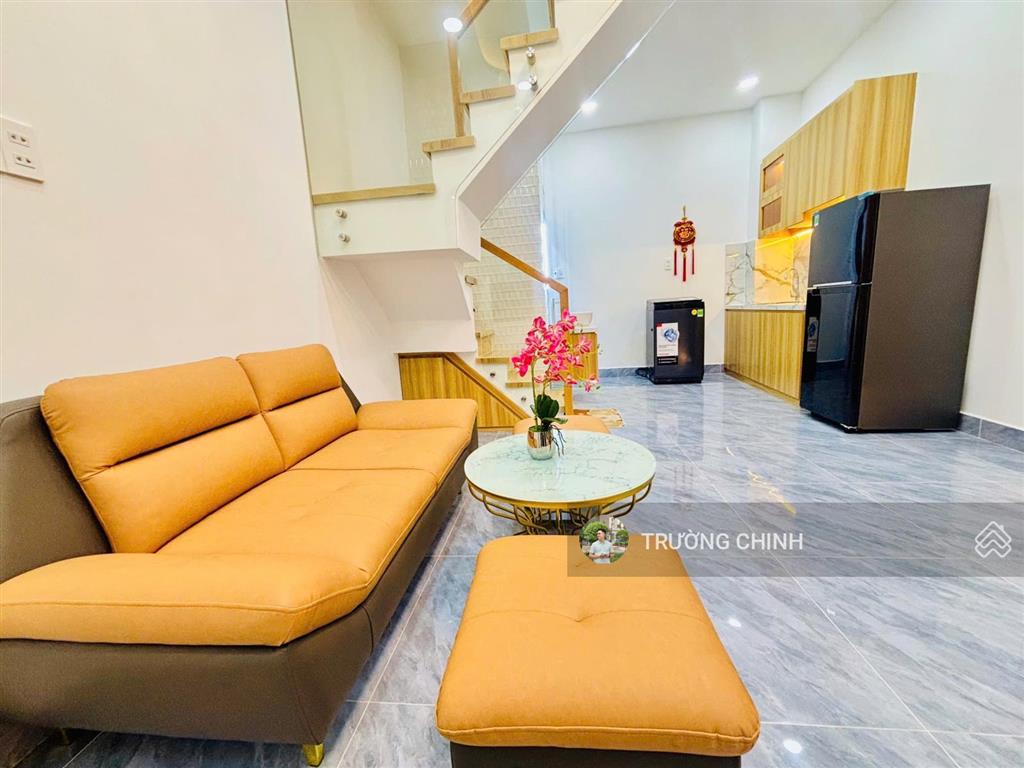 Q6  tân hòa đông  2 tầng  full nội thất  nhà mới  4 x 8m  3 tỷ 75