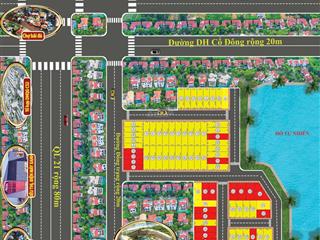 Cần bán gấp giảm giá 200tr, lô đất view hồ gần cổng số 8, trường đại học quốc gia quốc lộ 21