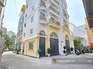 Chỉ 9,6tỷ  6,2x10m. 6 tầng thang máy full nội thất căn góc hẻm xe hơi thoáng gò vấp