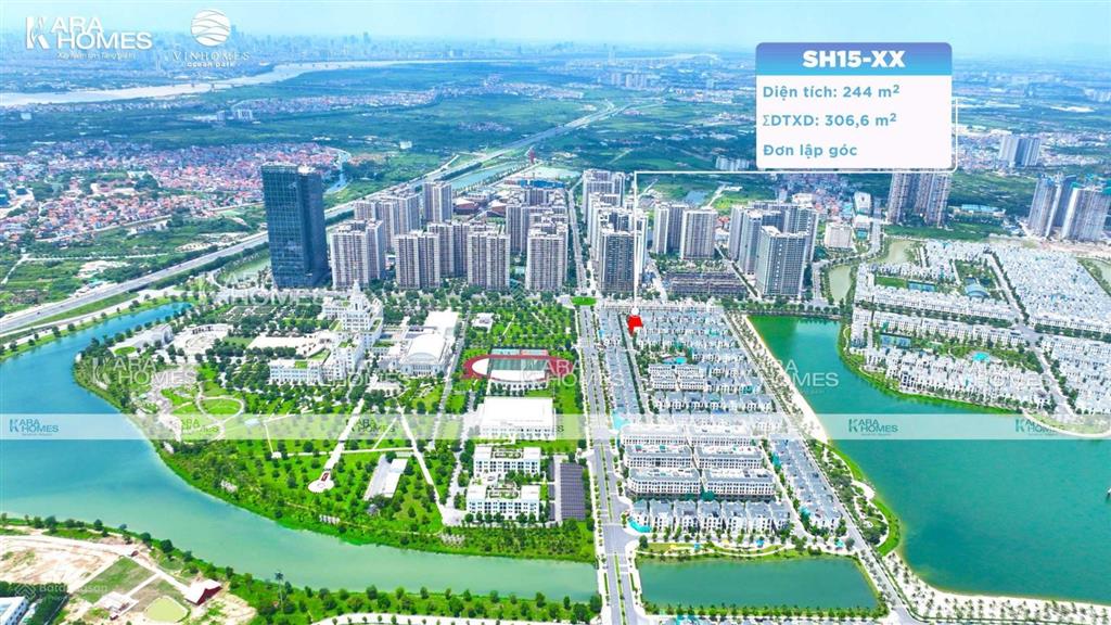 Song lập 150m2giá 26tỷ i đơn lập góc full nội thất 288m2giá 70tỷ, quỹ căn giá tốt nhất tại ocp1