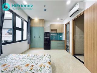 Mới 100%, căn hộ ngay trung tâm bình thạnh cửa sổ lớn, full nội thất, 42m2 . 0368 438 ***