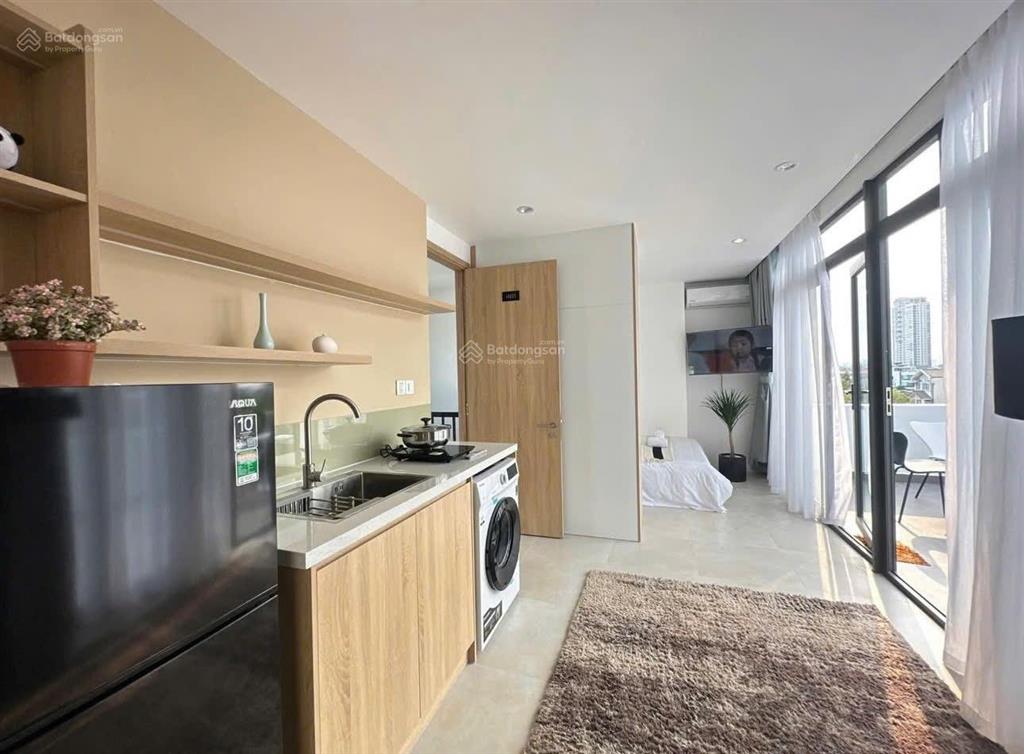 Căn hộ mới 100%, ngay trung tâm bình thạnh, full nội thất, 43m2, cửa sổ lớn ngay lê quang định