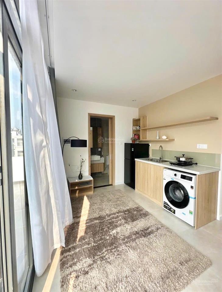 Căn hộ mới 100%, ngay trung tâm bình thạnh, full nội thất, 43m2, cửa sổ lớn ngay lê quang định