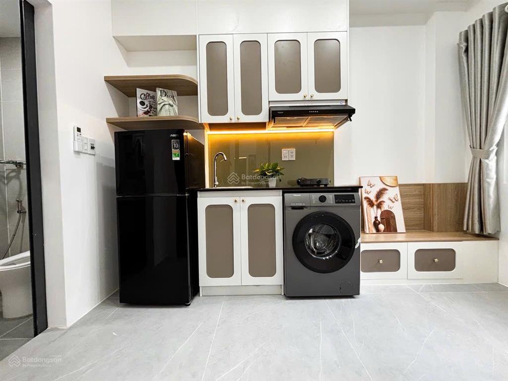 Dự án mới ngay nguyễn xí trung tâm bình thạnh 45m2, tách bếp ban công mới 100% full nội thất