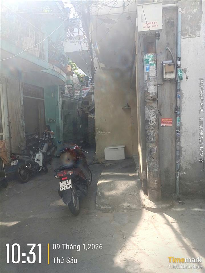107/7a ni sư huỳnh liên phường 10 tân bình. dt 3.5x11m. 1trệt. 1lầu. 2phòng. 2wc