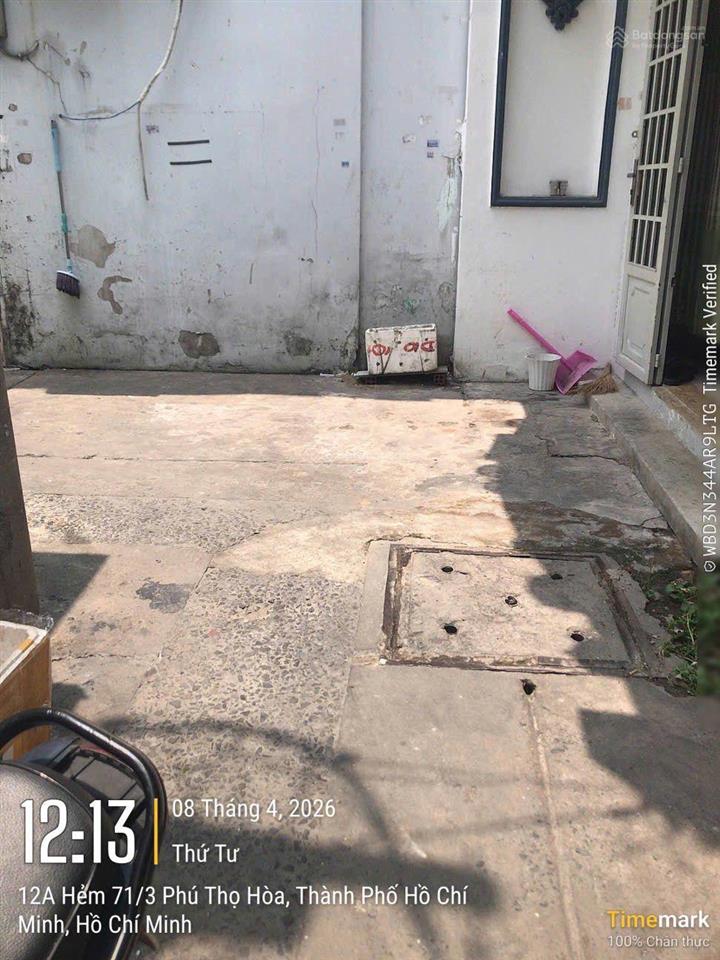 Hẻm ô tô phú thọ hòa, quận tân phú. đt 4.5 x 7m (2 lầu), 2 phòng ngủ, 2 wc