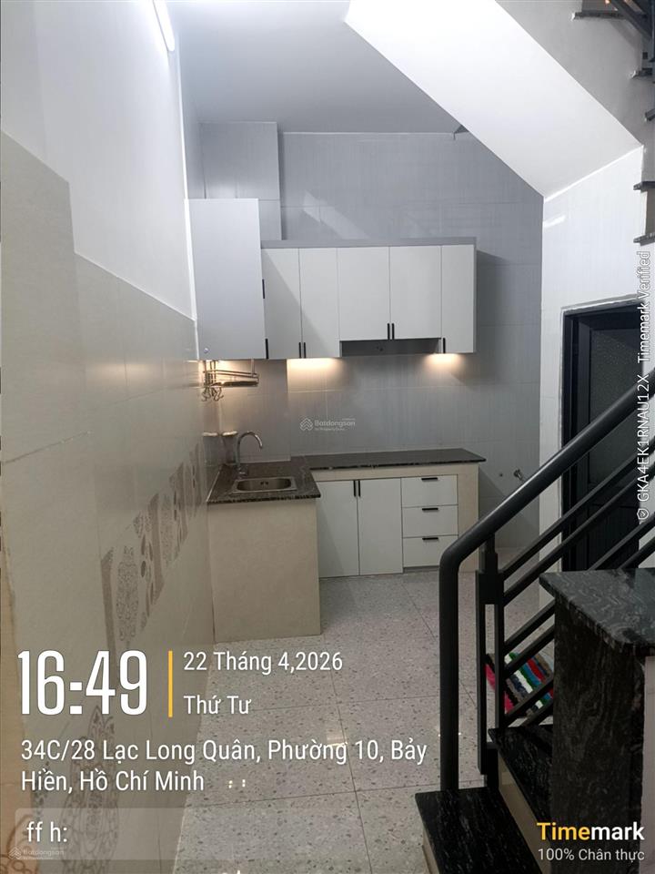 107/ ni sư huỳnh liên, phường 10, tân bình, 1trệt, 3 lầu, sân thượng gồm 3 phòng ngủ lớn