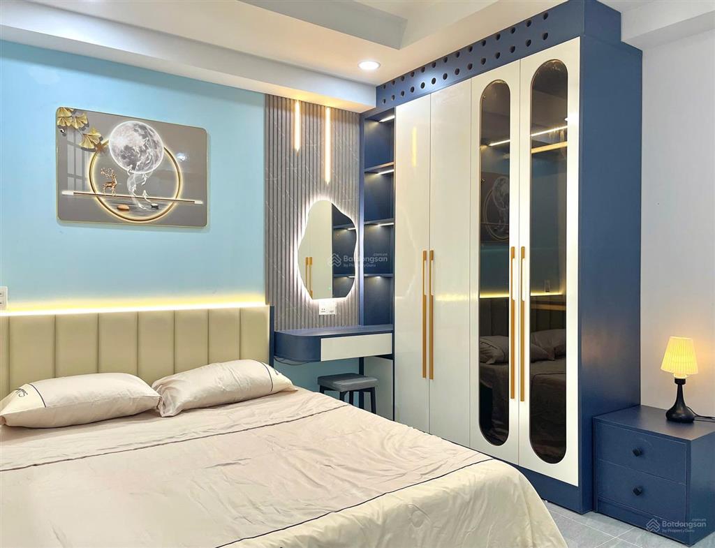1 phòng ngủ gần chợ bà chiểu bùi đình túy học viện cán bộ chu văn an có hầm xe thang máy full nt