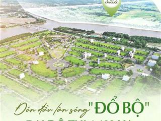 Bán lô đất 6x17.5m khu dân cư saigon riverpark cần giuộc cafe mộc, liền kề vingroup, đường 20m