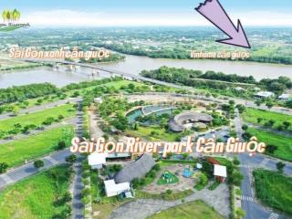 Bán lô đất 6x17.5m khu dân cư saigon river park cần giuộc, liền kề vin group, sổ hồng riêng