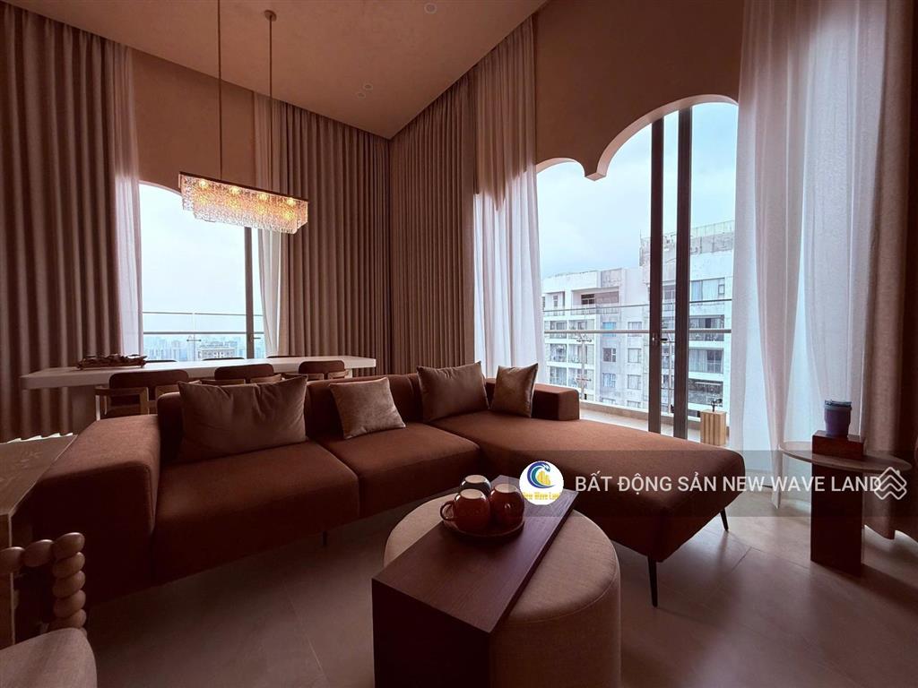 Cho thuê penthouse river panorama q7, 220m2 4pn 3wc tầng cao view sông trực diện, giá 80tr