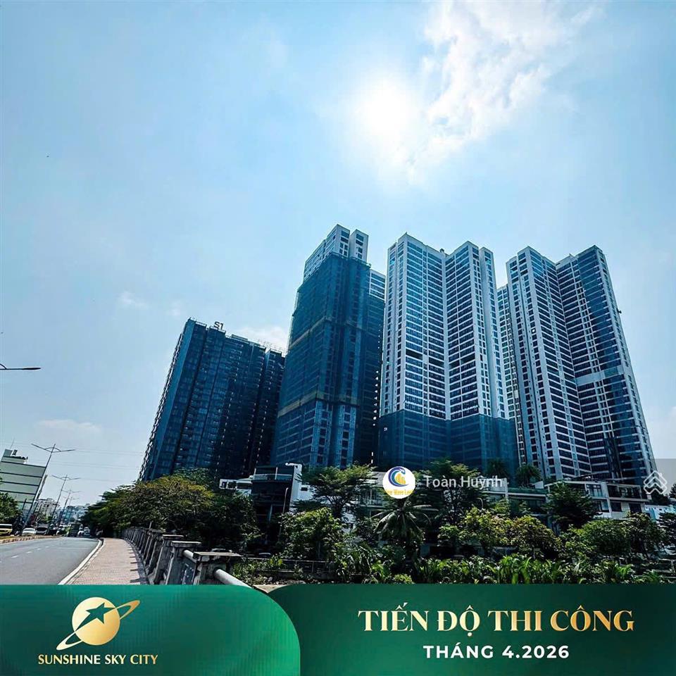 Bán officetel sunshine sky city 2pn 78m2, sắp bàn giao q2/2026, giá cực tốt 4.5 tỷ