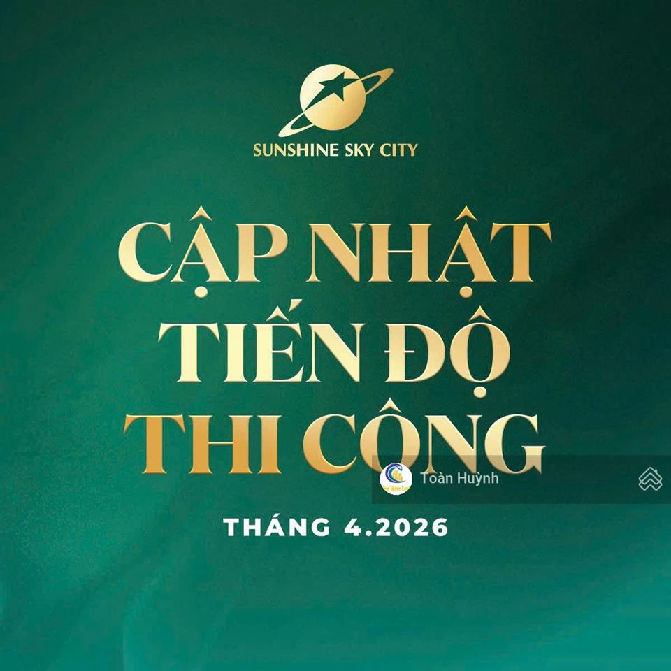 Bán officetel sunshine sky city 2pn 78m2, sắp bàn giao q2/2026, giá cực tốt 4.5 tỷ