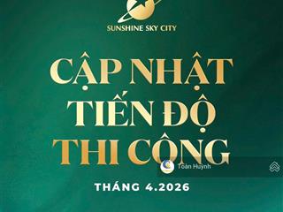 Bán officetel sunshine sky city 2pn 78m2, sắp bàn giao q2/2026, giá cực tốt 4.5 tỷ