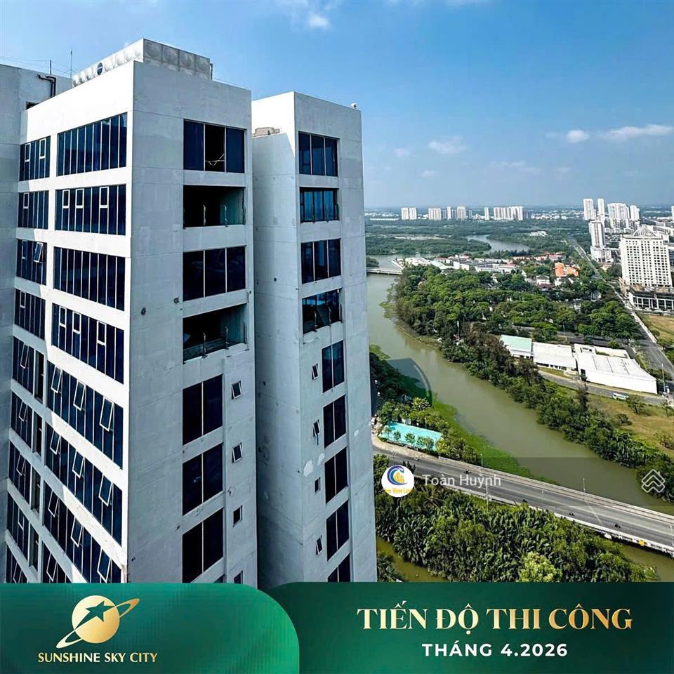 Bán căn hộ 2pn sunshine sky city quận 7, 78m2, view phú mỹ hưng, giá 6.5 tỷ