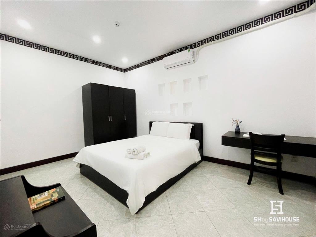 Căn hộ 1pn/studio phong cách indochine  khuôn viên nhiều cây xanh mang lại cảm giác tươi mát