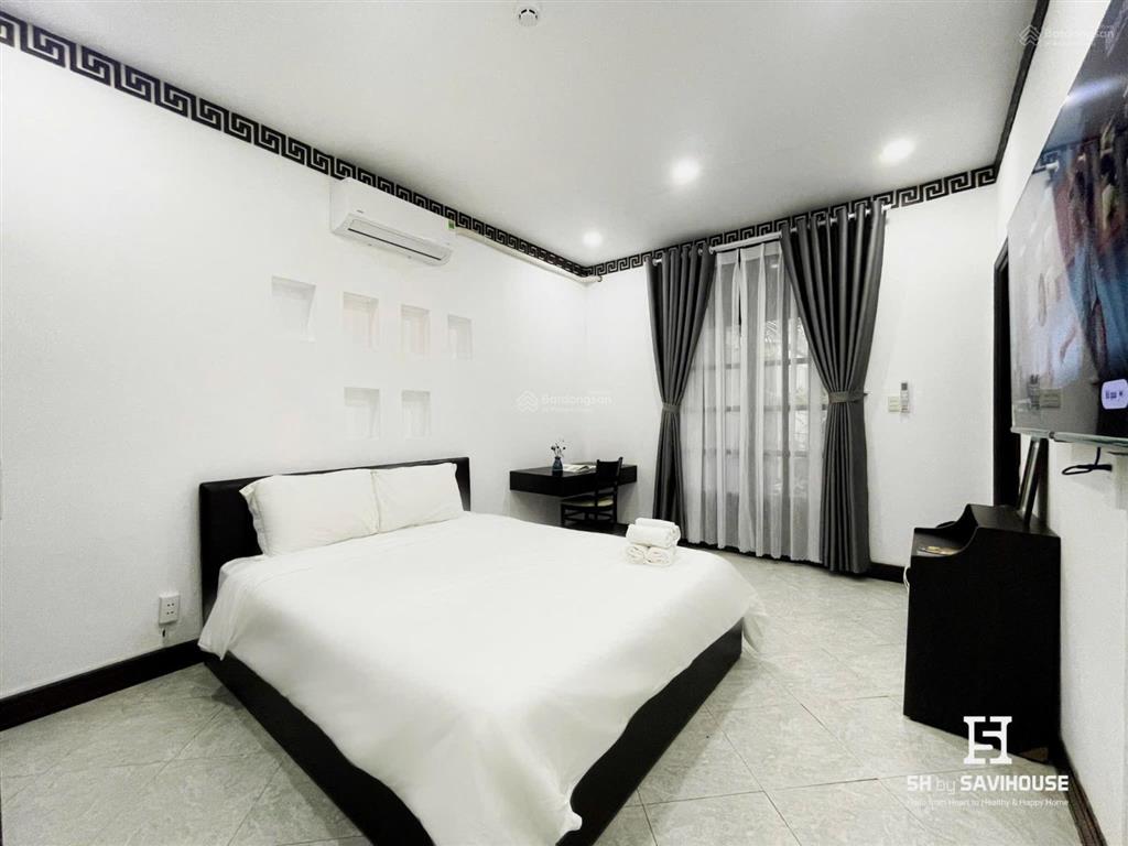 Căn hộ 1pn/studio phong cách indochine  khuôn viên nhiều cây xanh mang lại cảm giác tươi mát
