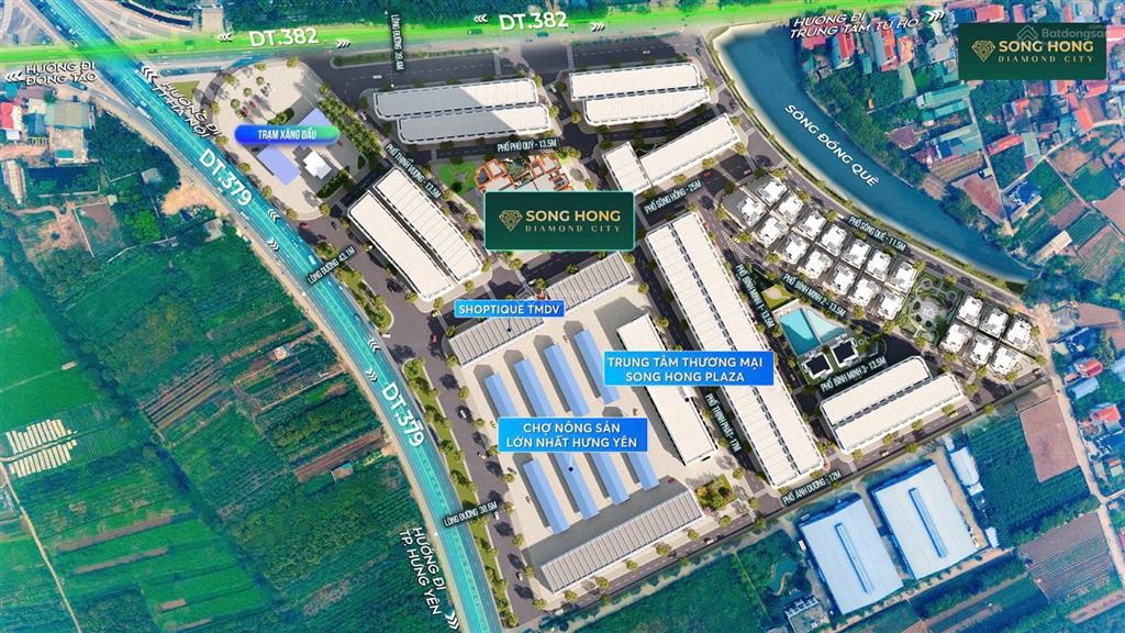 Chiết khấu hơn 1 tỷ đồng cho 5 khách hàng đầu tiên mua dự án sông hồng diamond city hưng yên.