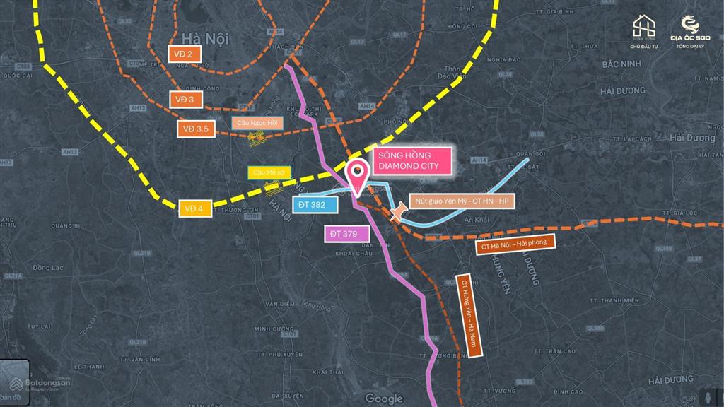 Chiết khấu hơn 1 tỷ đồng cho 5 khách hàng đầu tiên mua dự án sông hồng diamond city hưng yên.