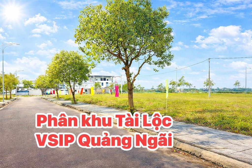 Bán đất nền vsip quảng ngãi số lượng cực hiếm