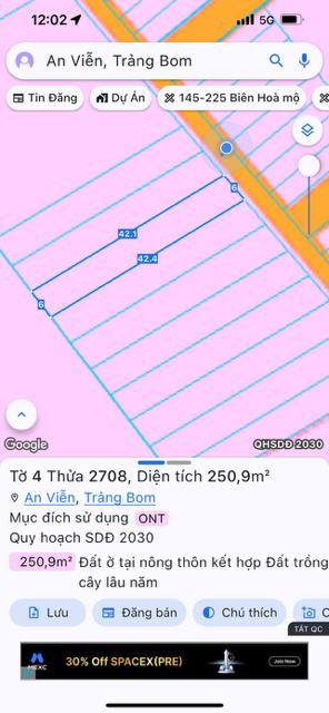 Bán đất an viễn vị trí cực đẹp, phù hợp xây trọ, căn hộ dịch vụ