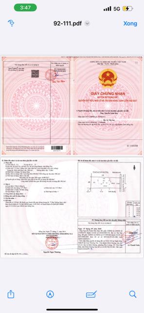 Bán gấp nhà mặt tiền đường suối tre  bình lộc
