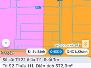 Bán gấp nhà mặt tiền đường suối tre  bình lộc