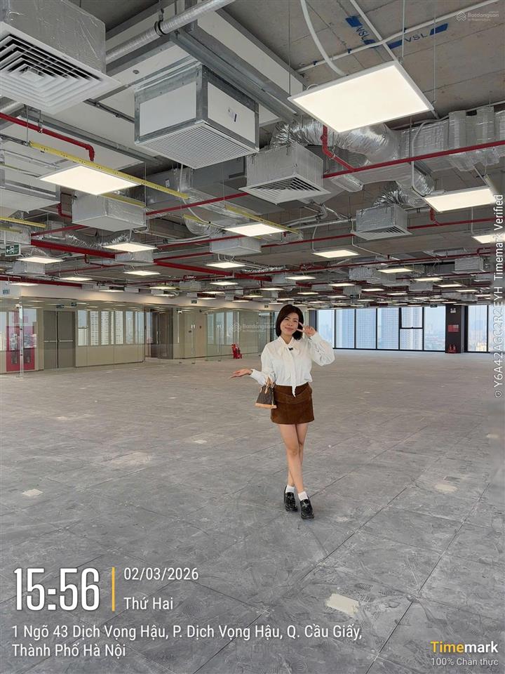 Cho thuê văn phòng hạng a the marc 88 tại trần thái tông, hà nội. dt 1000m2 giá cả hợp lý