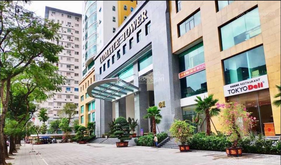 Bql chính chủ comatce tower 61 ngụy như kon tum cho thuê vp 265m2 đẹp có nt