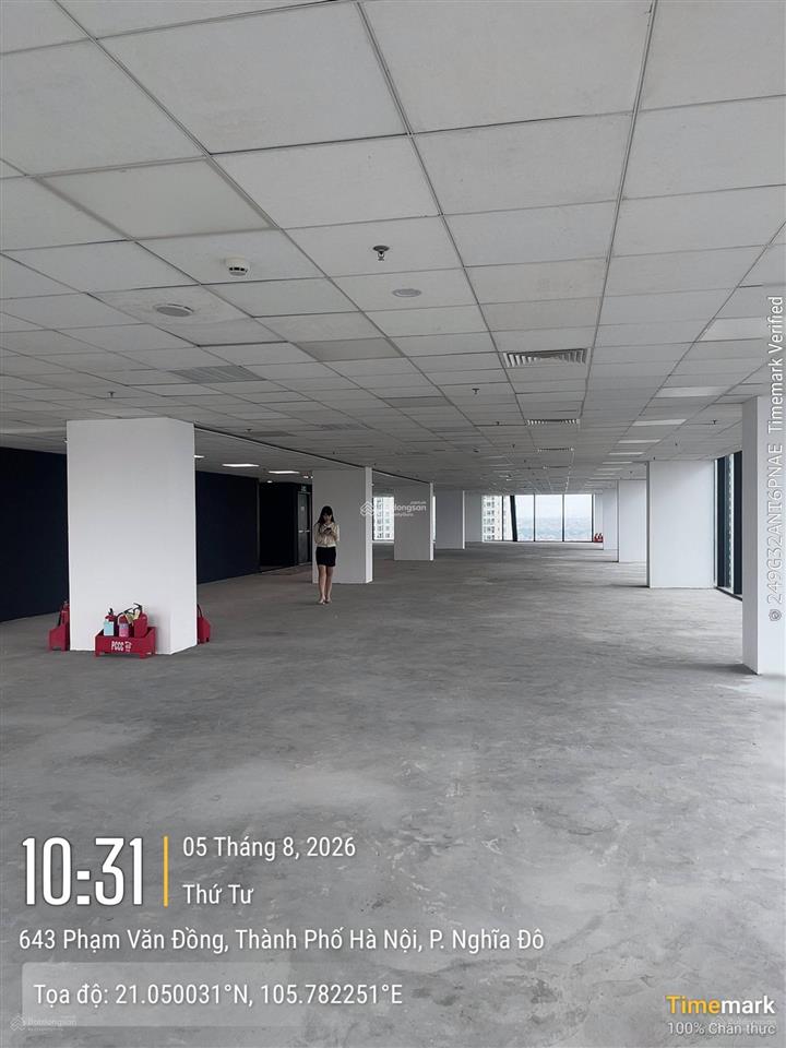 Cho thuê văn phòng (hạng a) tòa leadvisors số 643 phạm văn đồng. diện tích 800m2, giá 520k/m2/tháng