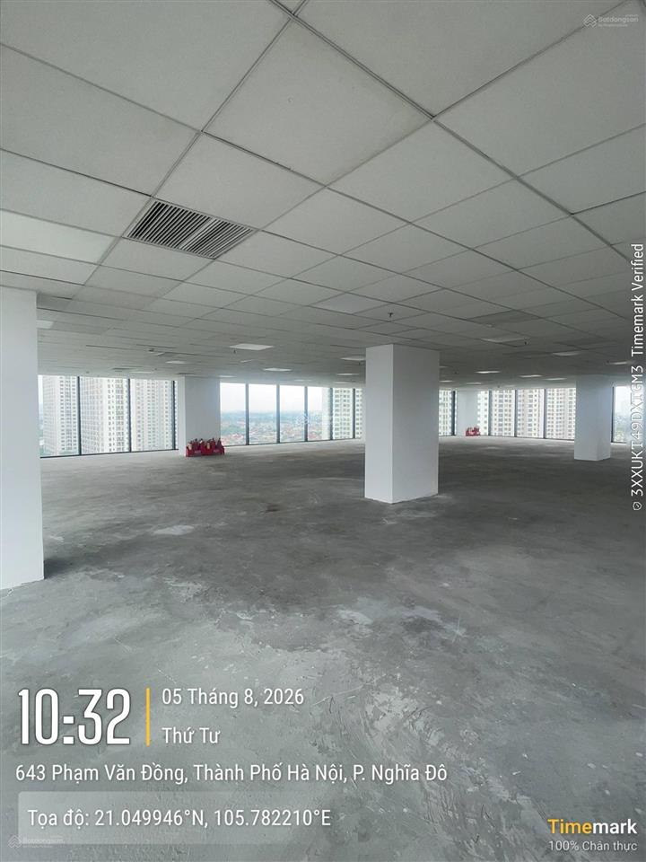Cho thuê văn phòng (hạng a) tòa leadvisors số 643 phạm văn đồng. diện tích 800m2, giá 520k/m2/tháng