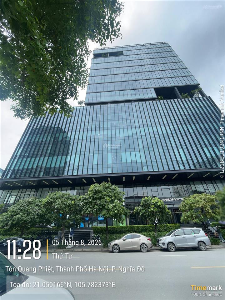 Cho thuê văn phòng (hạng a) tòa leadvisors số 643 phạm văn đồng. diện tích 800m2, giá 520k/m2/tháng