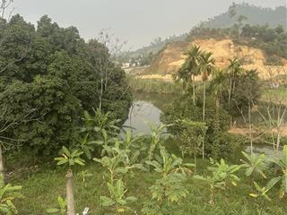 Bán gấp lô góc 640m2 view hồ đường xe công chạy qua với đơn giá chỉ hơn 10tr/m2 tại phú cát hoà lạc