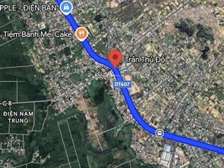 Bán lô đất tặng nhà c4 trần thủ độ, điện nam trung, điện bàn, quảng nam, diện tích 448m2