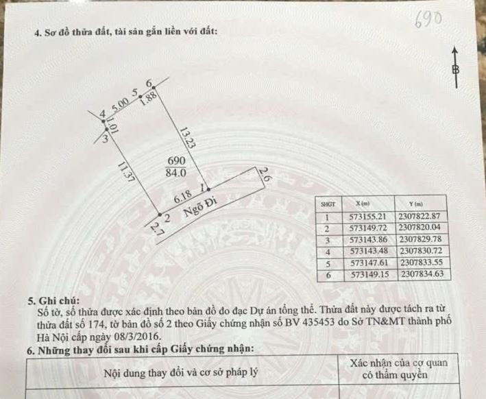 Bán đất tại xã quảng bị giá chỉ 2,5 tỷ, 84 m2, mặt tiền 6,18m, ngõ ô tô, gần đường tỉnh lộ 419