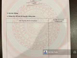 Bán đất tại mễ sở, văn giang, hưng yên, gần vành đai 4 diện tích 57.6m2, hàng hiếm tại uy tín