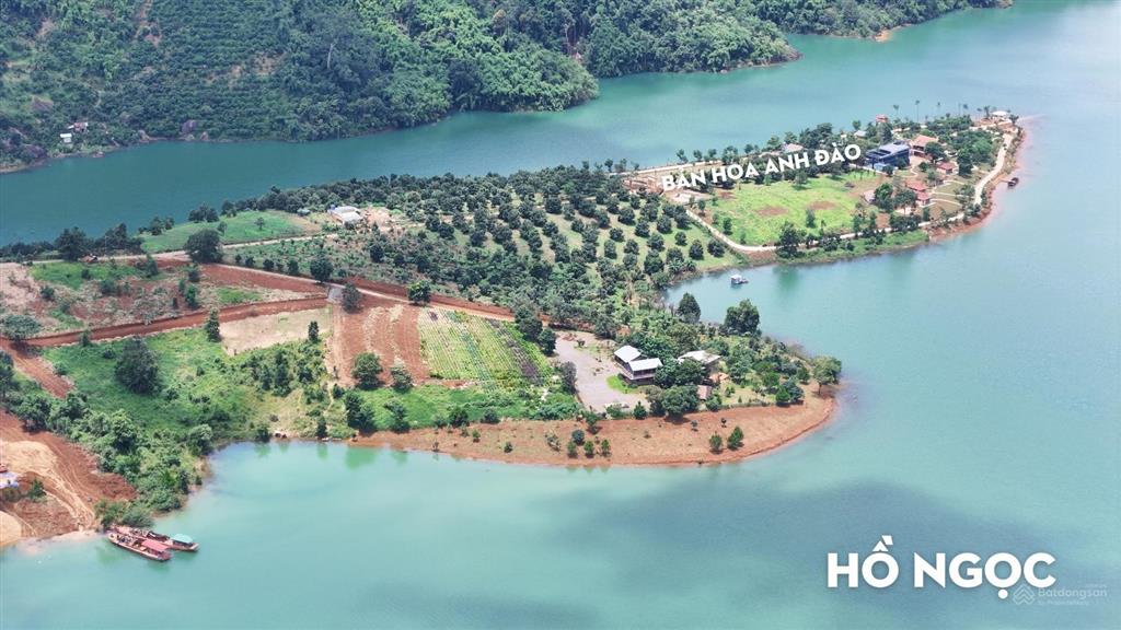 Đất view hồ ngọc bảo lộc  622.4m2 (10 x 62) có sẵn 300m thổ cư, view trực diện hồ, gần homestay
