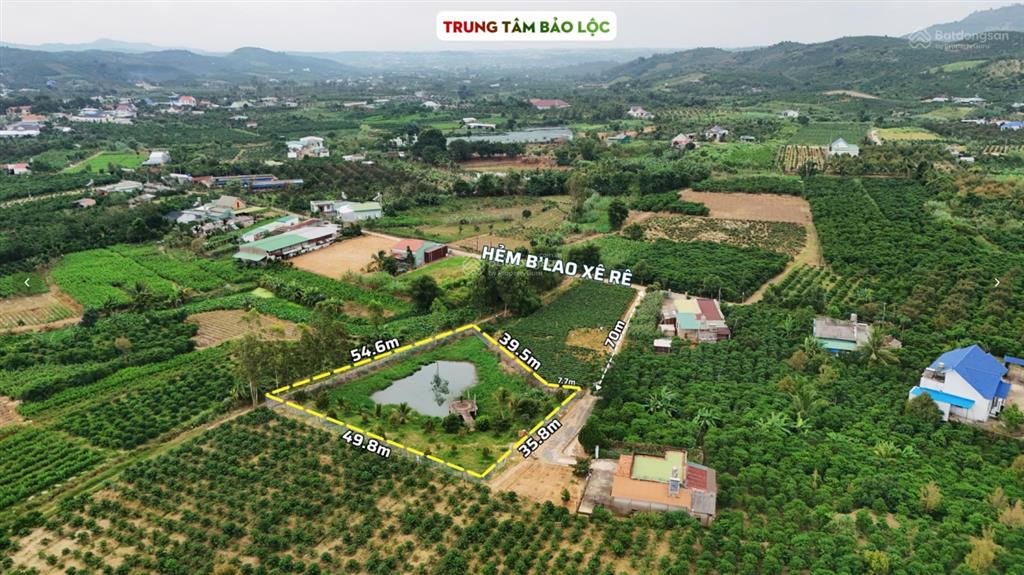 2 sào đất gần đường b'lao xê rê phường 3 bảo lộc chỉ 1.2 tỷ