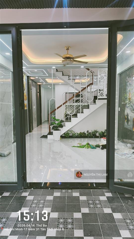 Nhà mới tinh full nội thất hẻm xe hơi tth06, q12 có 3pn 1 phòng thờ nhỉnh 5t